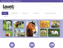 Tablet Screenshot of lavetsrl.com.ar